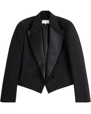 Maison Margiela Grain-De-Poudre Tuxedo Blazer - Black