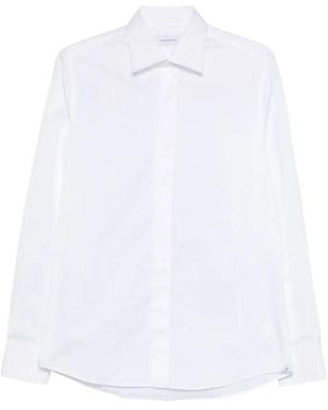 Tagliatore Cambridge Long-Sleeve Shirt - White