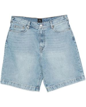 Paul Smith Relaxed-Fit Denim Shorts - Blue