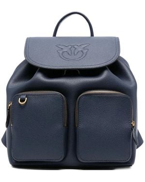 Pinko Multi-Pocket Backpack - Blue