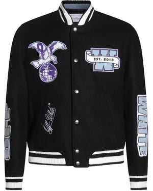 Off-White c/o Virgil Abloh ボンバージャケット - ブラック