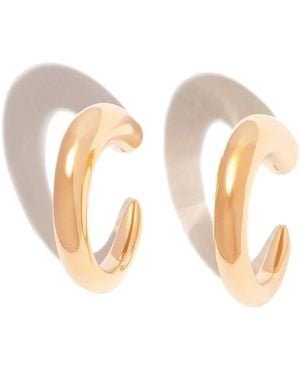 KHIRY Khartoum Hoop Earrings - White