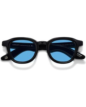 Moscot Dahven Round-Frame Sunglasses - Blue