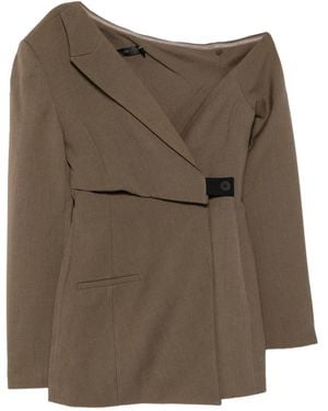 SIR. Robe Courte Sartoria À Design Asymétrique - Vert