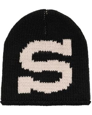 Stussy Burly S Knit Skull Cap - Noir