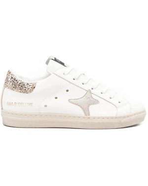 AMA BRAND Logo Trainers - White