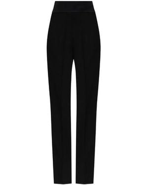 Valentino Garavani Pleated Wool Pants - Black