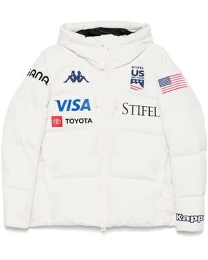 Kappa Chaqueta de esquí 668C de x US Ski Team - Blanco