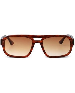 FIVEFOURFIVE 545 Frame 03 Browline Sunglasses - Brown