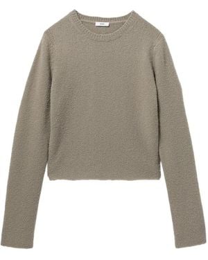 Rier Pullover Aus Bouclé - Natur