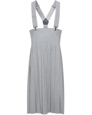 Comme des Garçons Pleated Skirt - White