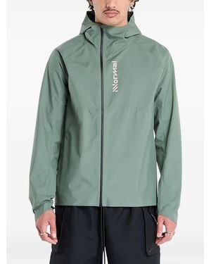 NNormal Sportjacke mit Reißverschluss - Grün