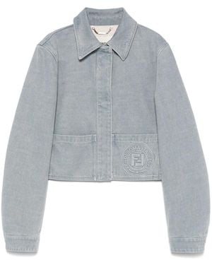 Fendi Giacca Denim - Blu