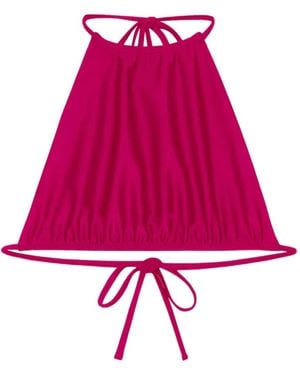 JADE Swim Gia Halterneck Bikini Top - Pink