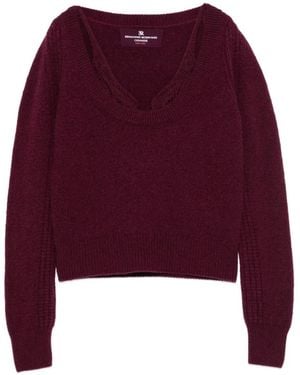Ermanno Scervino Jersey Con Aberturas - Rojo