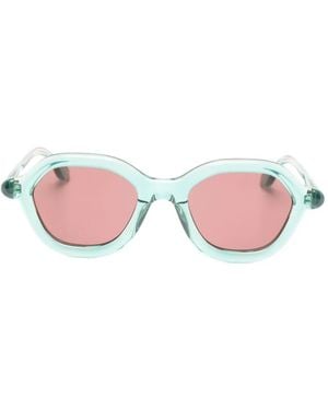 Paloceras Geometric-Frame Sunglasses - Pink