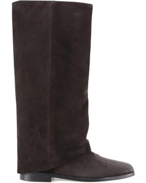 Notabene Lupe Suede Boots - Black