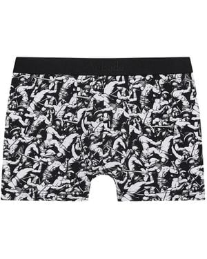 Aubade Gladiator-Print Boxers - Black