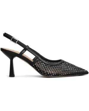 Chantal 60Mm Crystal-Embellished Court Shoes - Black