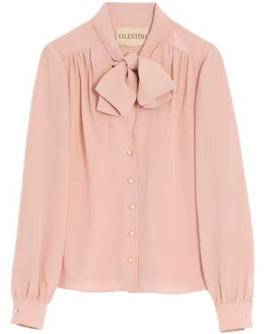Valentino Garavani Bow-Detail Blouse - Pink