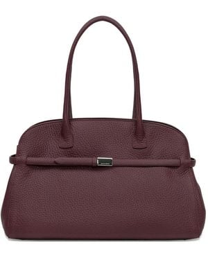 Orciani Large Aura Soft Pebble-Leather Tote Bag - Purple