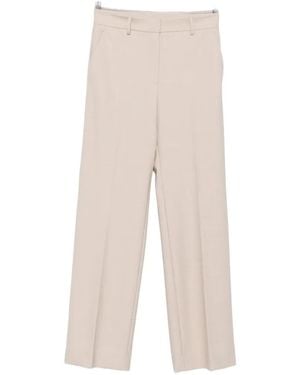 Antonelli Robinia Pressed-Crease Straight-Leg Pants - White