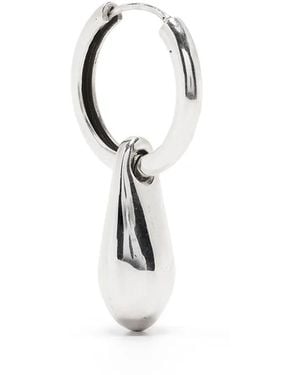 Parts Of 4 Sterling Drop Single Earring - White