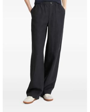 Vince Pantaloni Con Vita Elasticizzata - Blu