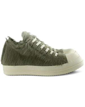 Rick Owens Calf-Hair Trainers - Green
