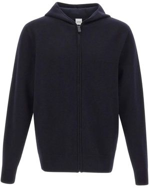 Aspesi Hoodie À Fermeture Zippée - Blue
