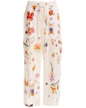 Agua Bendita Seraphine Cargo Pants - White