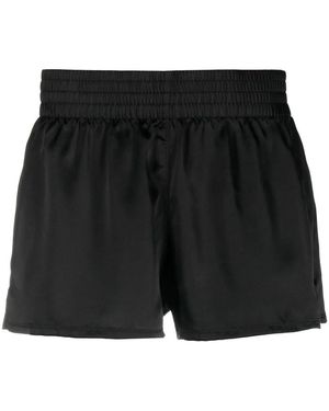 Maison Close Smocked Elasticated-Waistband Boxers - Black