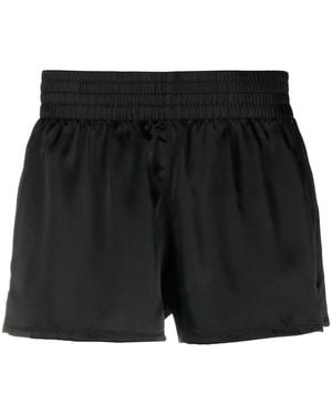 Maison Close Smocked Elasticated-Waistband Boxers - Black