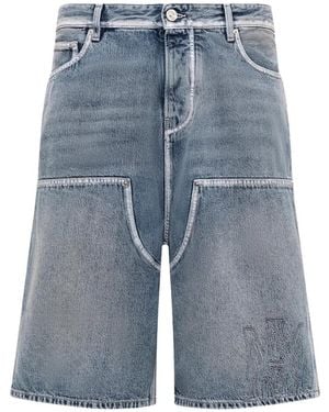 Amiri Ma Dnm Carpenter Short - Blue