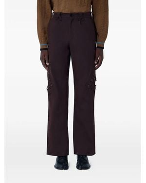 Kiko Kostadinov Rivet Leg Trousers - Blue