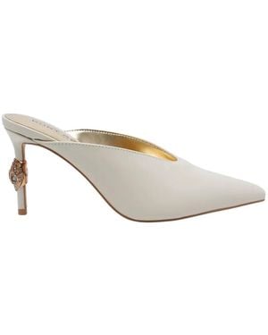 Kurt Geiger Eagle Pointed-Toe Mules - White