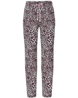 Marc Cain Animal-Print Trousers - White