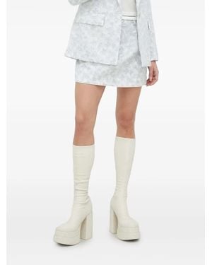Miss Sixty Floral Mini Skirt - White