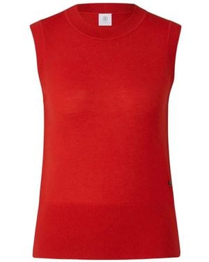 Bogner Isola Ärmelloses Tanktop Aus Strick - Rot