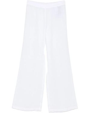 120% Lino Linen Pants - White