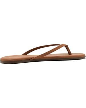TKEES Lily Thong Flat Sandals - Brown