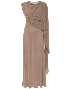 Gestuz Draped Maxi Dress - Natural