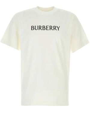 Burberry Logo-Print T-Shirt - White