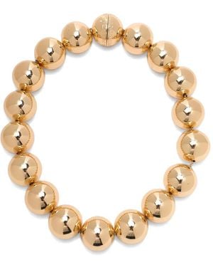 Carolina Herrera Collier À Perles - Metallic