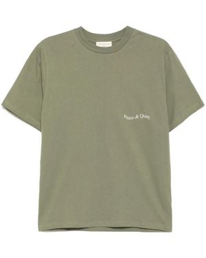 Museum of Peace & Quiet T-Shirt À Slogan - Vert