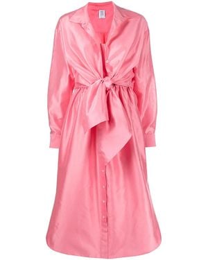 Rosie Assoulin Bustino Button-Down Dress - Pink