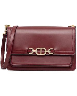 Twinset Chain Shoulder Bag - Purple