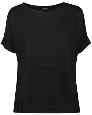 Aragona T-Shirt Con Risvolto Sulle Maniche - Nero