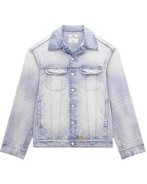 Courreges Cocoon Denim Jacket - Blue