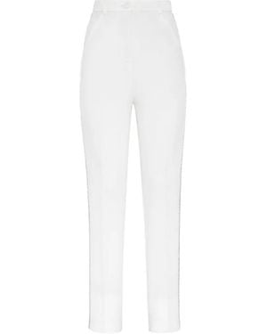 Philipp Plein Cady Office Tailored Trousers - White